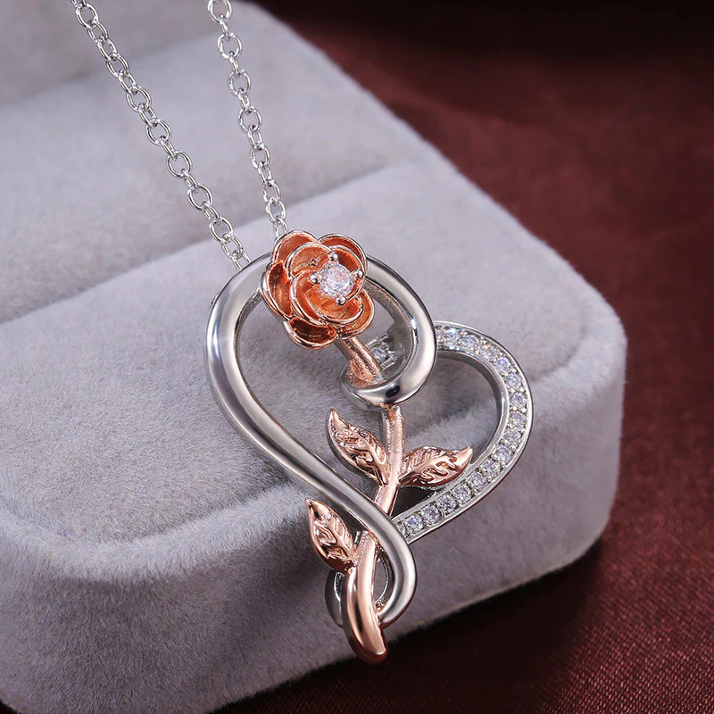 flower necklace for women