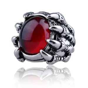 Men Dragon Claw Ring