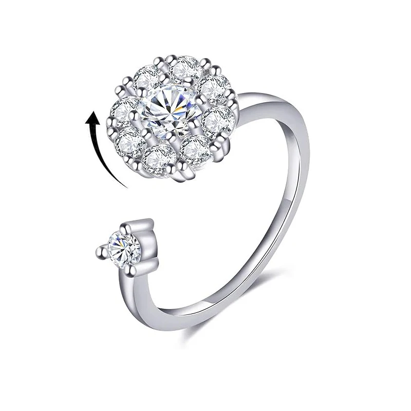 Fidget Jewelry - women promise rings - women fashion jewelry