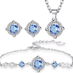 royal blue silver jewelry
