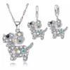 Dog-Inspired Silver Jewelry Set