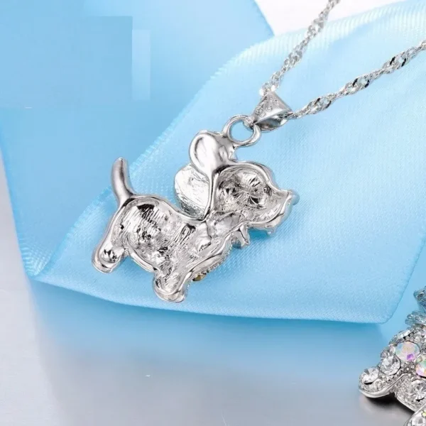 Dog-Inspired Silver Jewelry Set