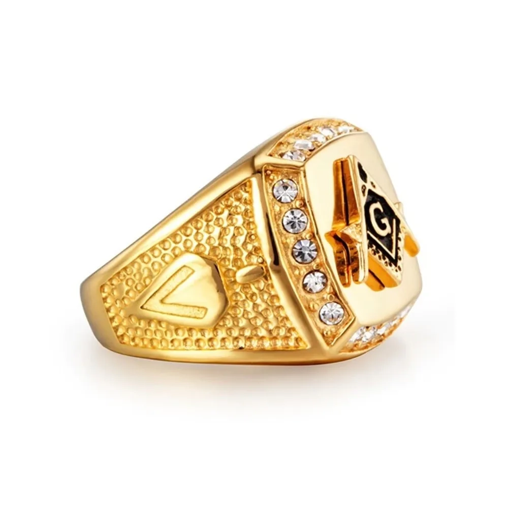 Gold Masonic Ring