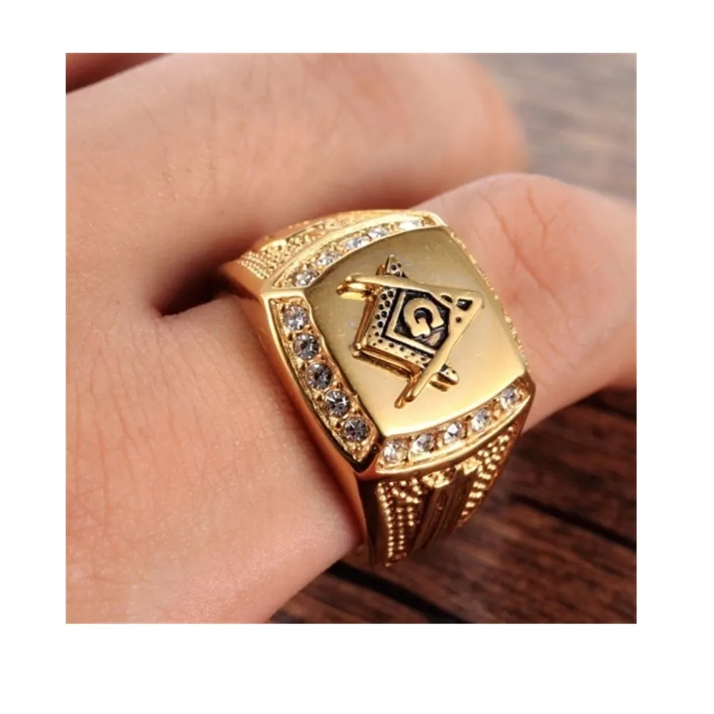 Gold Masonic Ring