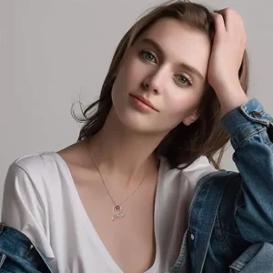 flower necklace for women