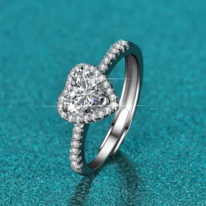 moissanite ring