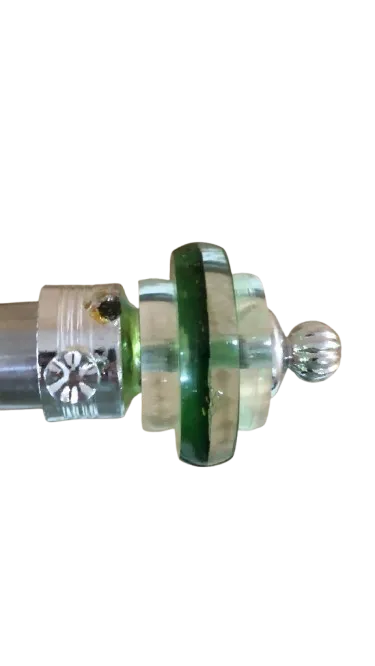 Chrome Crystal Curtain Rod Holder