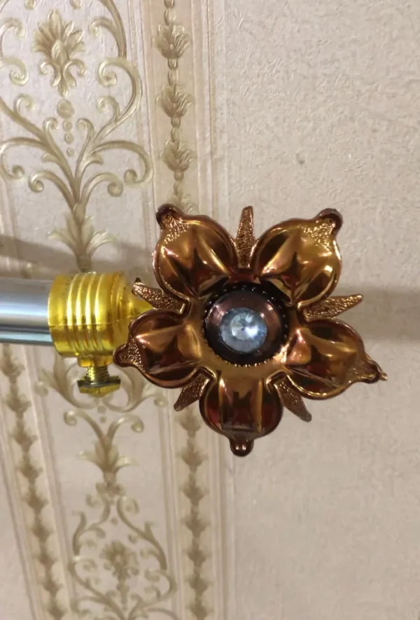 Flower Curtain Rod Holder