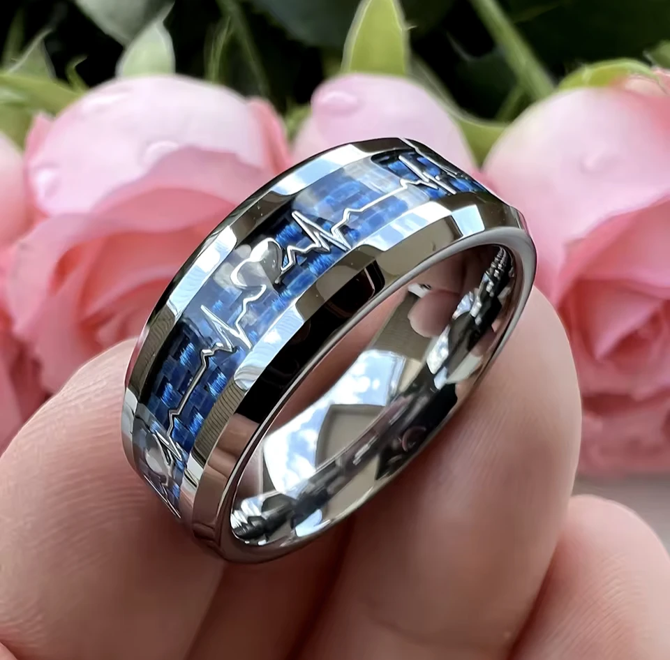 Tungsten Engagement Ring