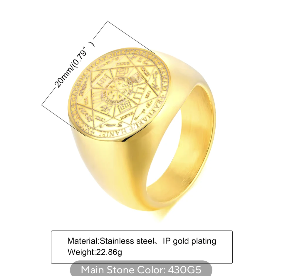 Men Stainless Steel Rings