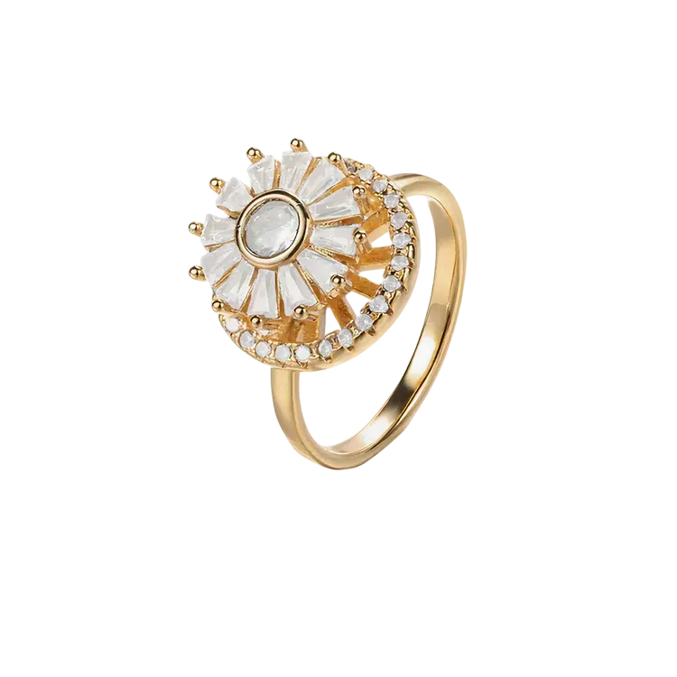 gold spinner ring