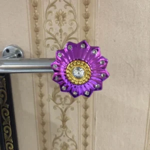 Chrome Curtain Rod Ends Holders