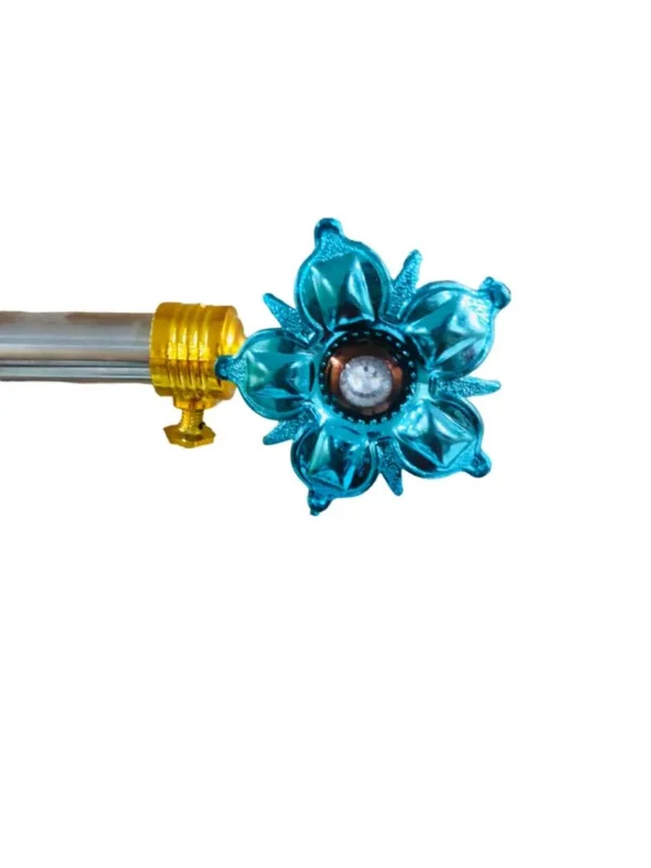 Flower Curtain Rod Holder