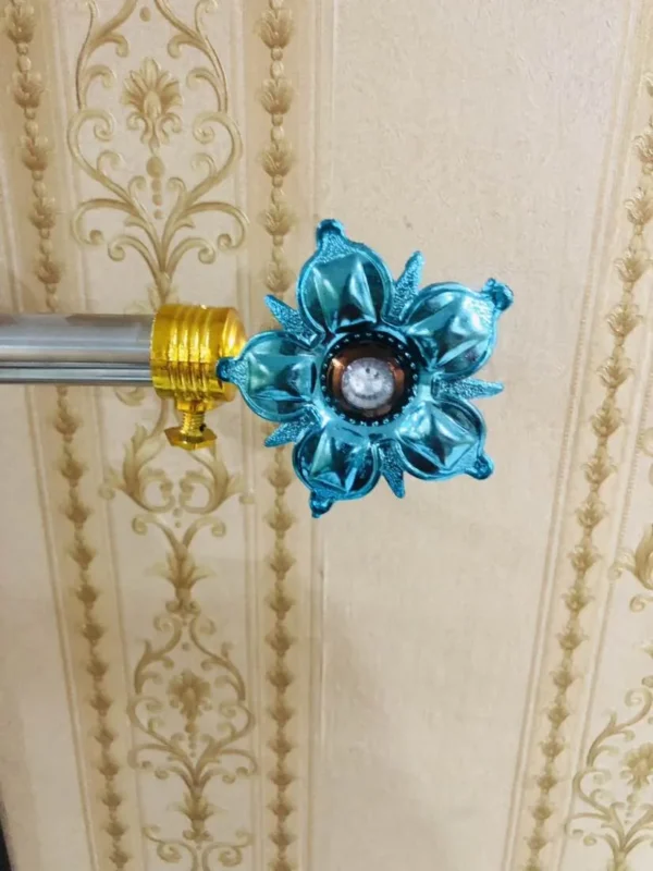 Flower Curtain Rod Holder