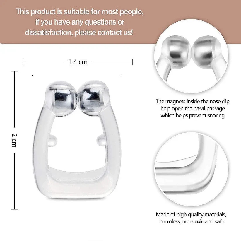 Magnetic Anti Snore Nose Clips