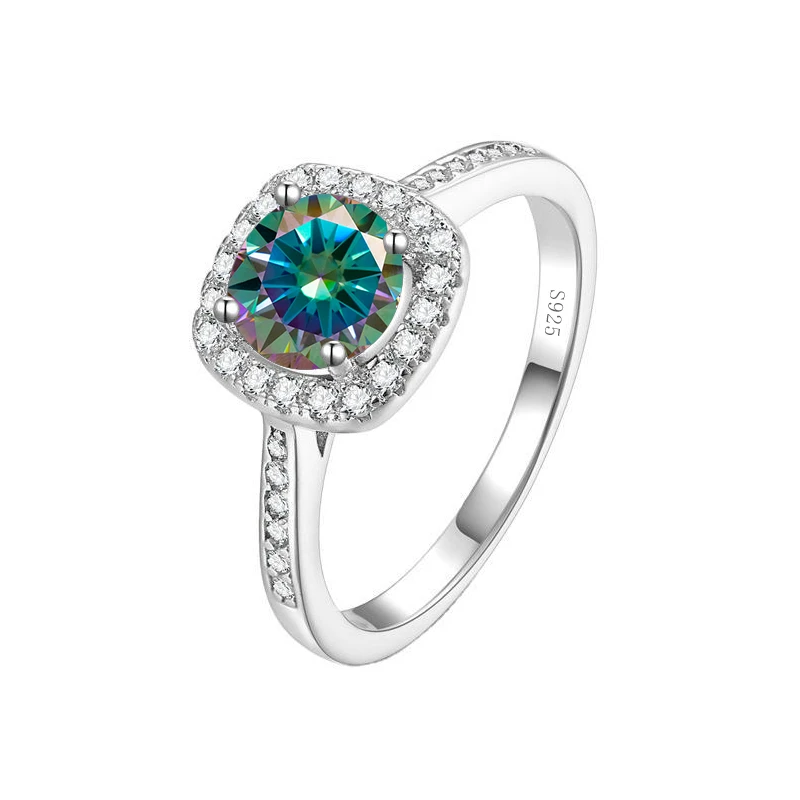 1 carat moissanite ring - women promise rings
